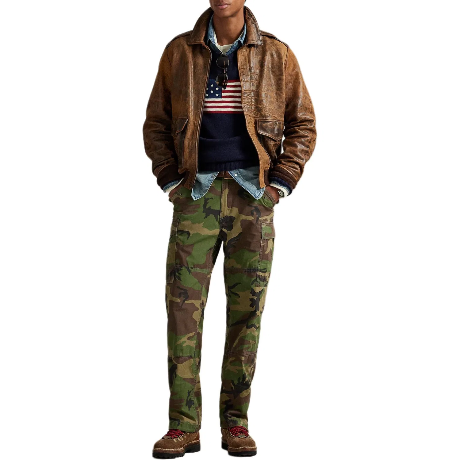 Мужские камуфляжные карго-брюки Polo Ralph Lauren, Camouflage — фото 2