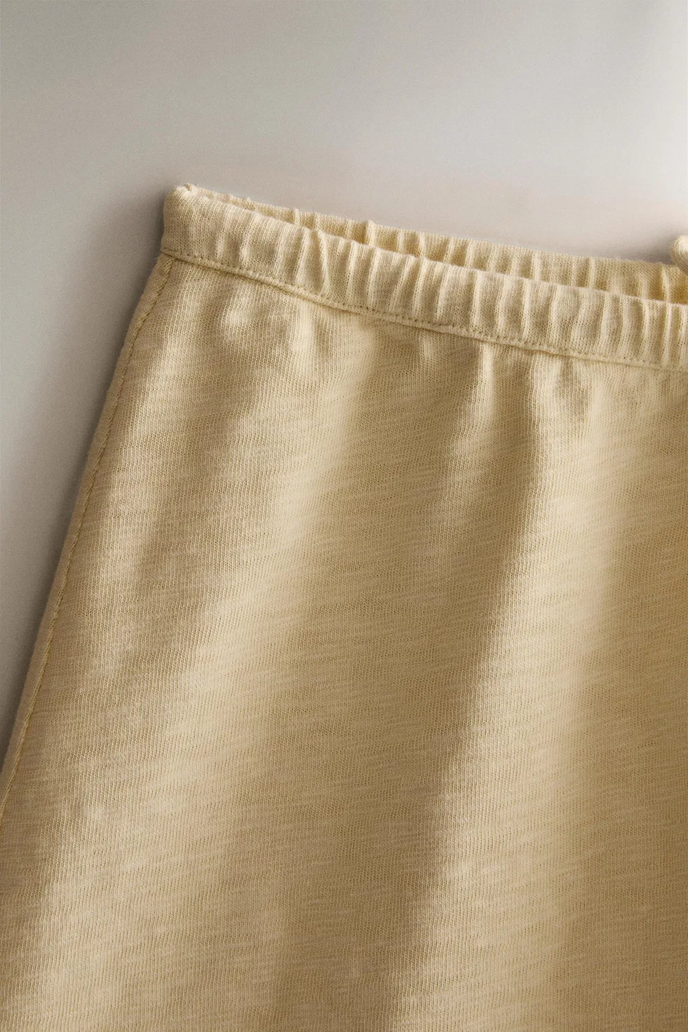 Хлопковые шорты ZARA, Light yellow — фото 3