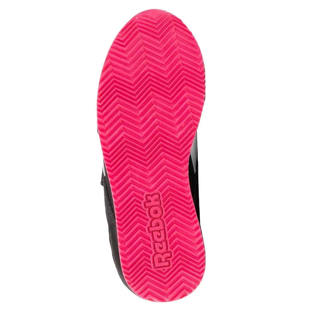 Детские кроссовки для девочек Reebok Royal CL Jog 3.0 1v Reebok, Black Boldpink White — фото 2
