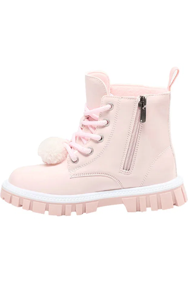 Детские ботинки для девочек на плоском ходу Bootie Graceland, Nude Color — фото 2
