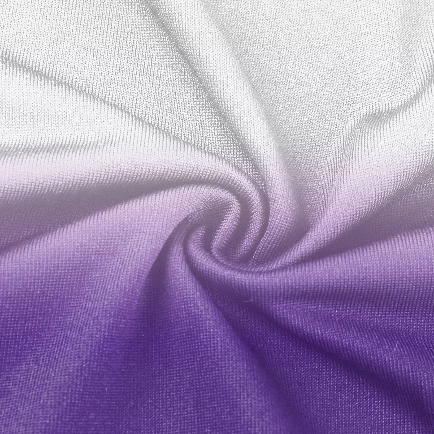 Платье повседневное с V-образным вырезом, коротким рукавом и карманами, Purple — фото 3