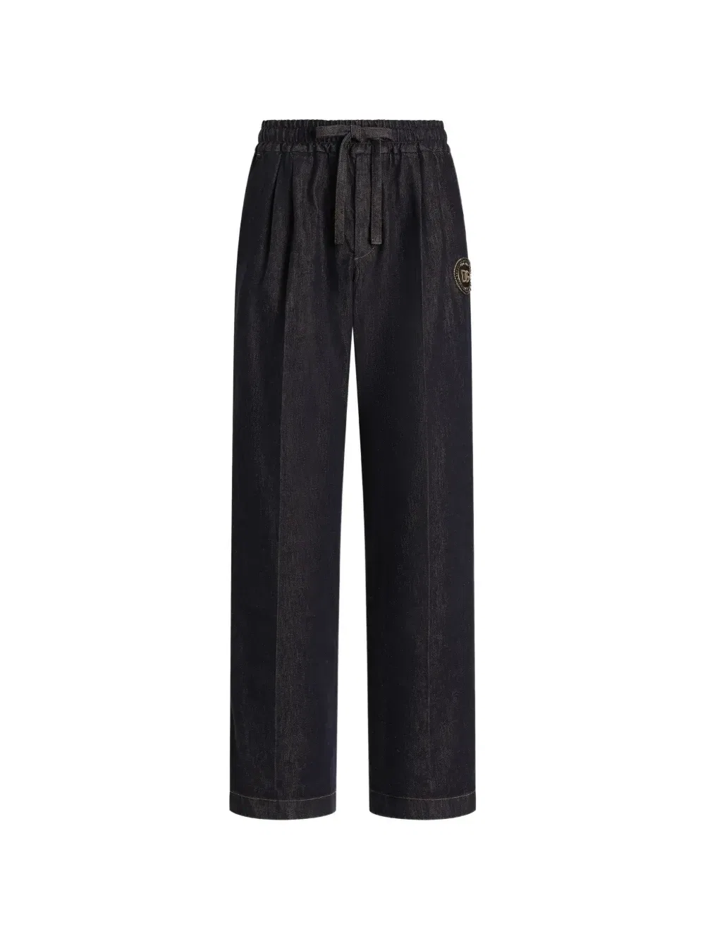 Джинсовые джоггеры с нашивкой Dolce & Gabbana, синий