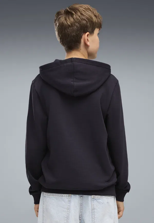 Худи из футера с принтом Olympique de Marseille FTBLCulture Hoodie Puma, New Navy-white, белый/темно-синий — фото 3