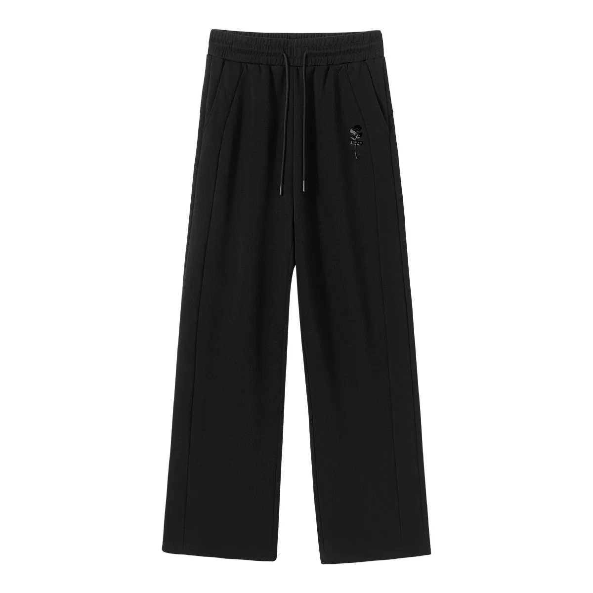 Детские повседневные брюки Sincerity Flower Language Pants MINISO, Black