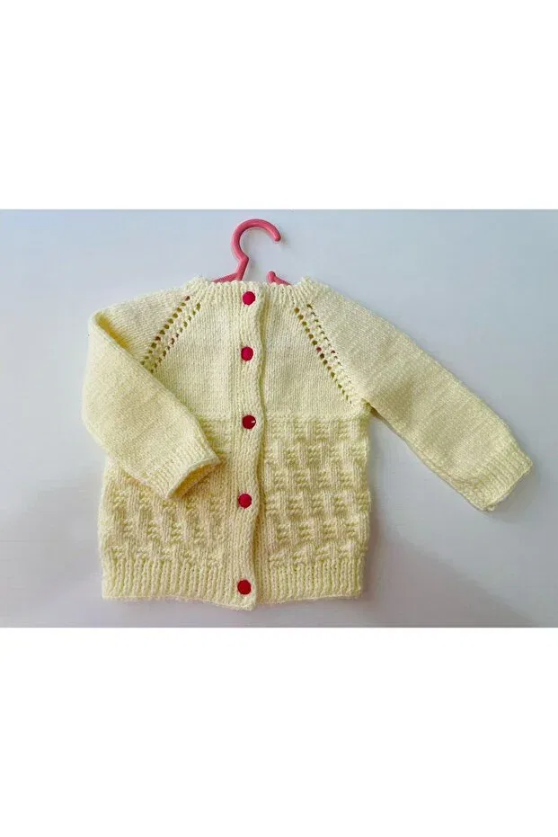 Детский кардиган ручной вязки Ormisshop, Nude Color