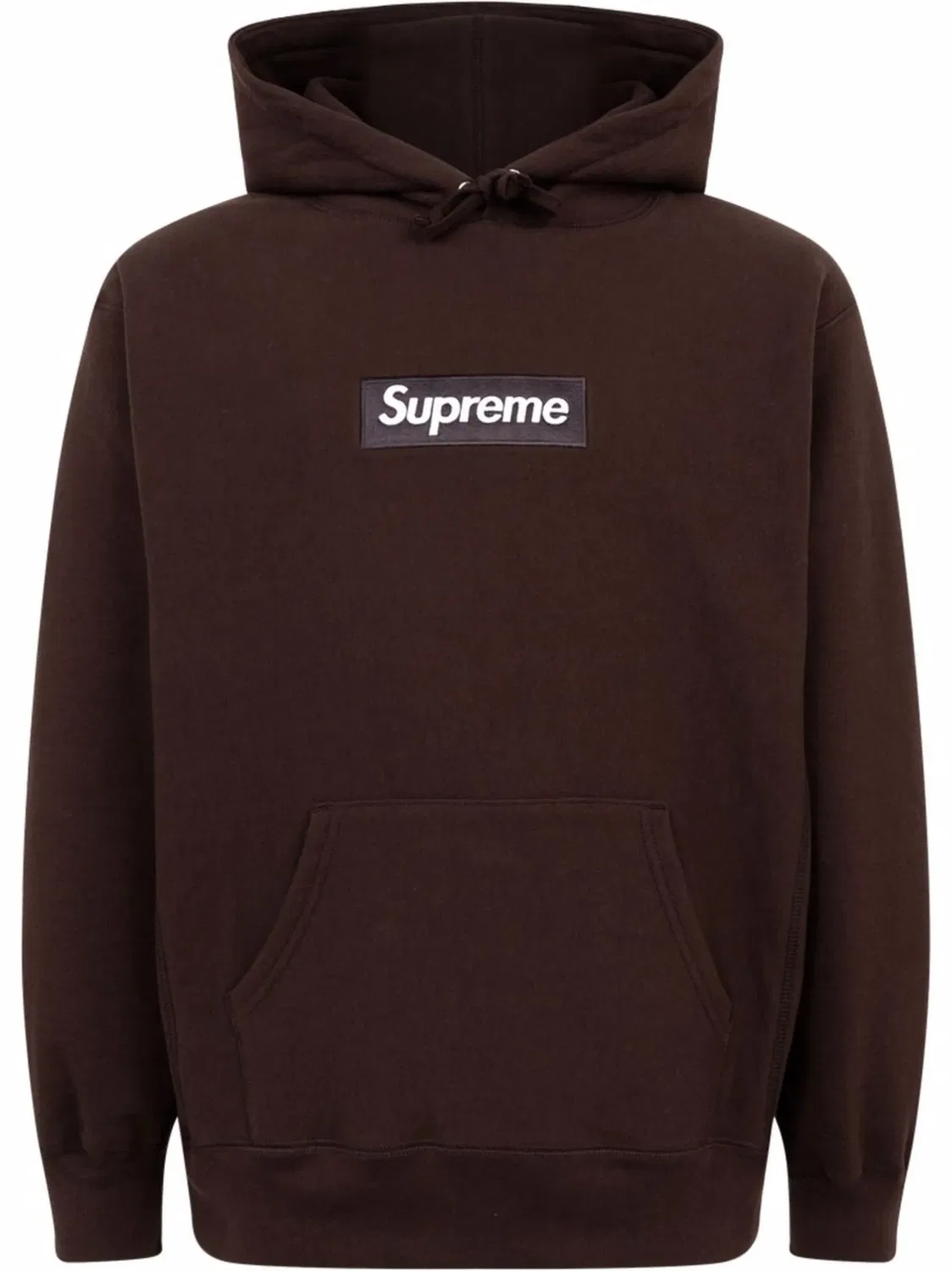 Supreme Худи Box Logo коричневое