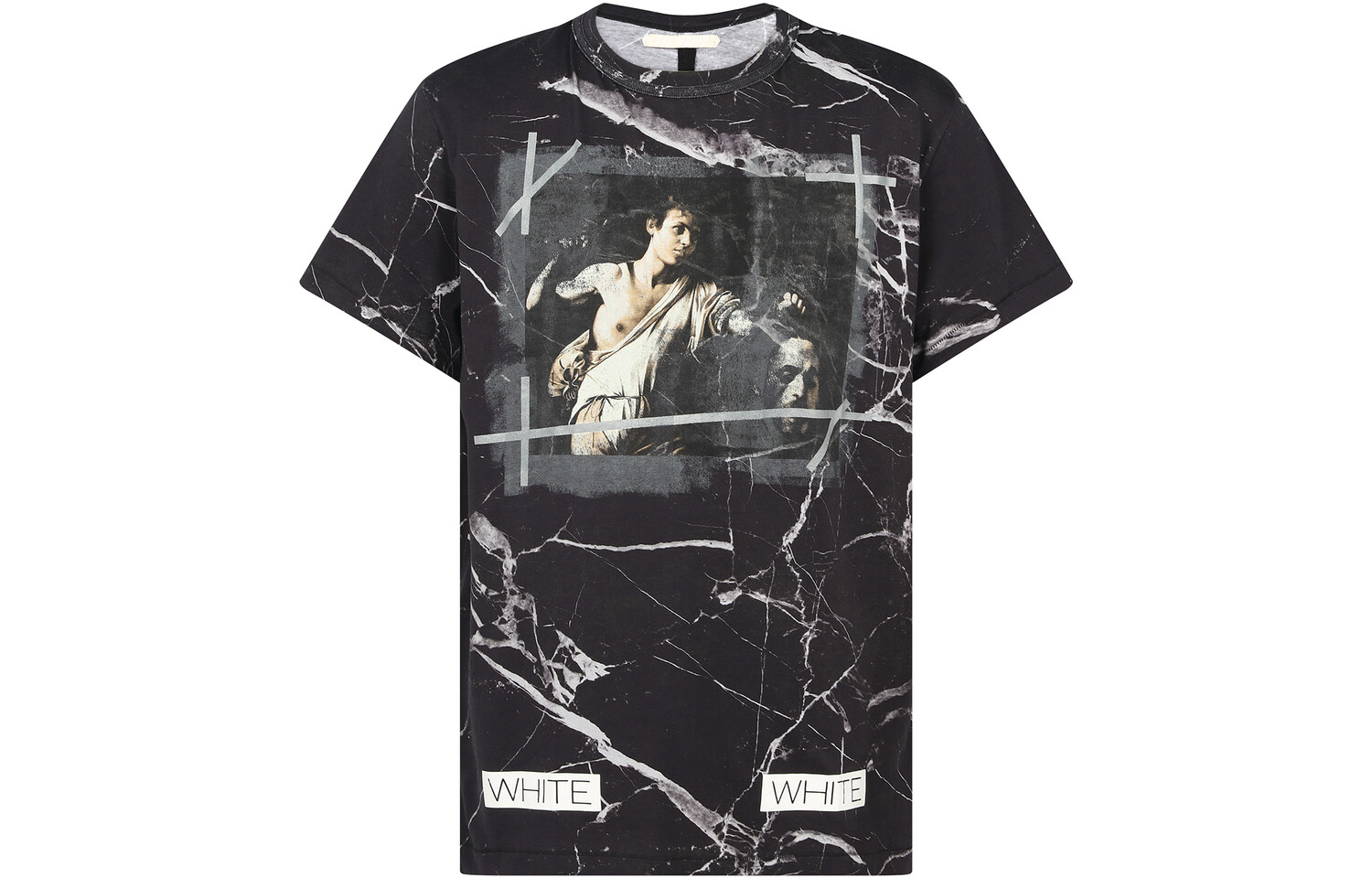 

Футболка унисекс серая Off-White, серый