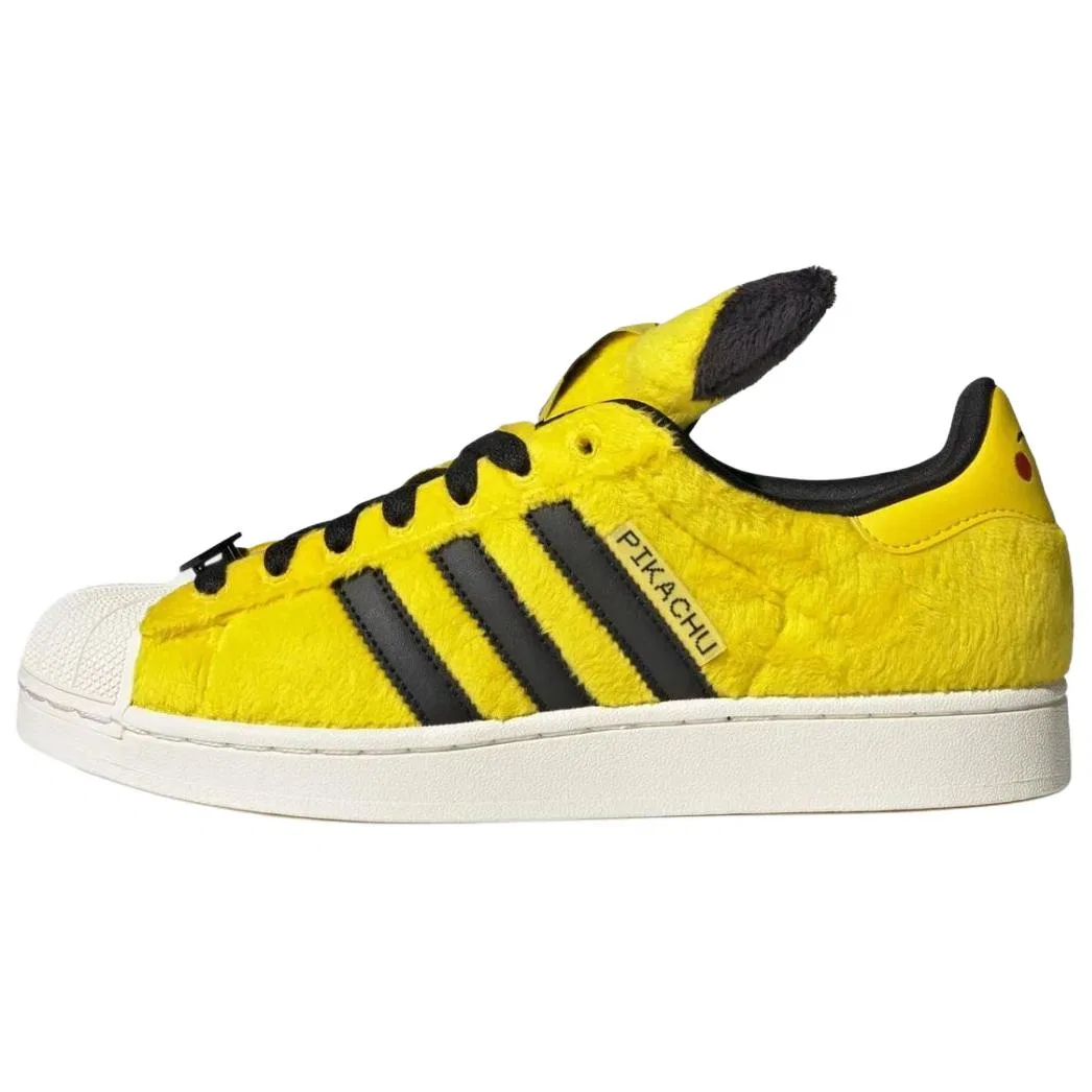 Детские кроссовки для скейтбординга с низким верхом SUPERSTAR, Adidas Originals, Yellow Black