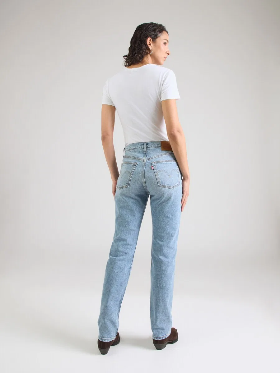 Джинсы LEVI'S Regular '501' светло-голубого цвета — фото 4