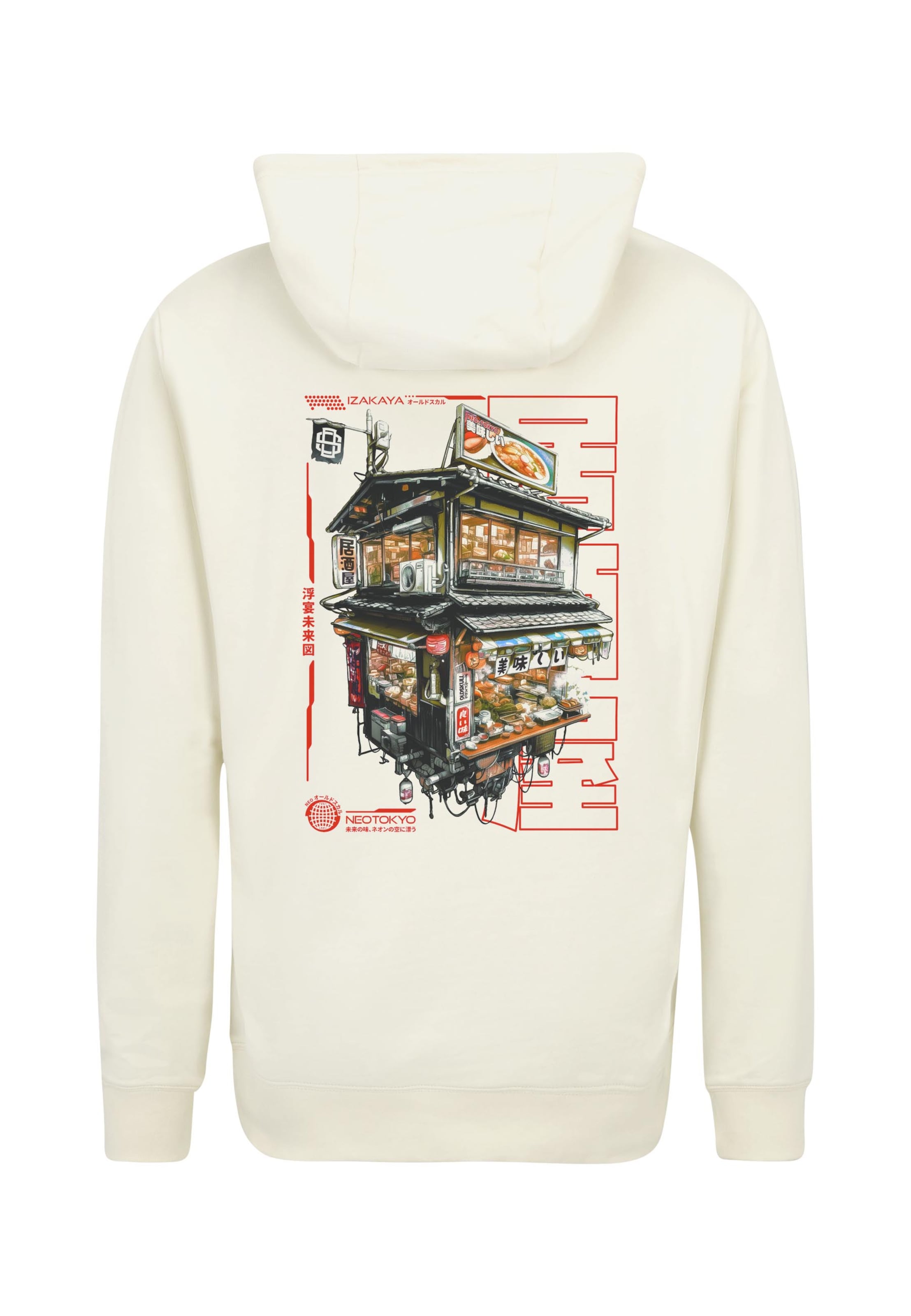 

Oldskull Толстовка 'Asian Neo Tokyo Floating Izakaya Graphic' в цвете Off White, Белый, Oldskull Толстовка 'Asian Neo Tokyo Floating Izakaya Graphic' в цвете Off White