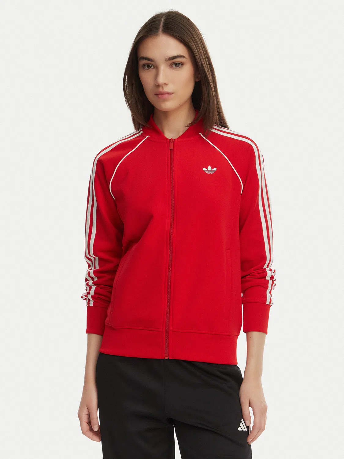 Женская толстовка стандартного кроя adicolor Classic Adidas, красный