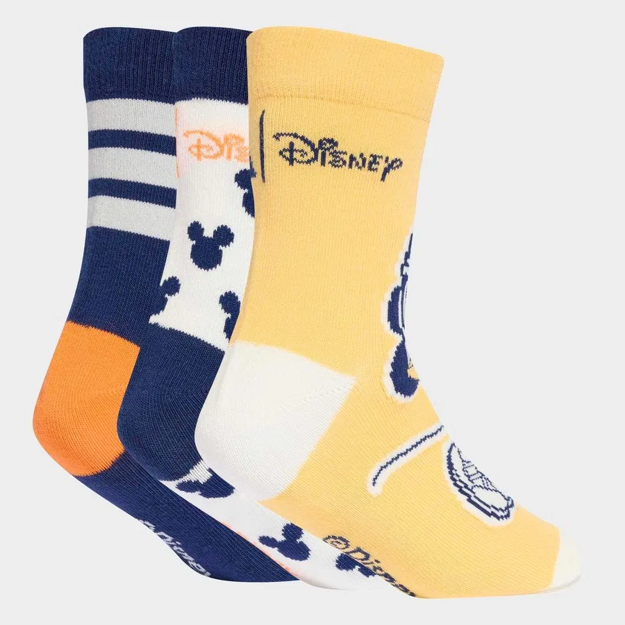 Комплект детских спортивных носков с принтом Disney Mickey Mouse adidas, Разноцветный — фото 2