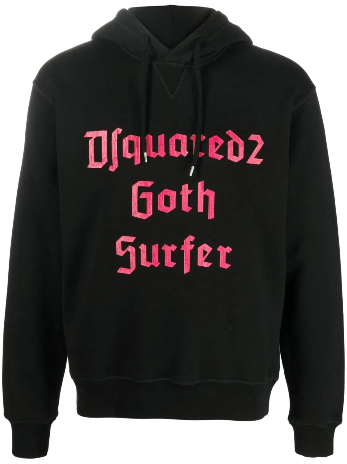 Худи с Принтом Слогана DSQUARED2, черный