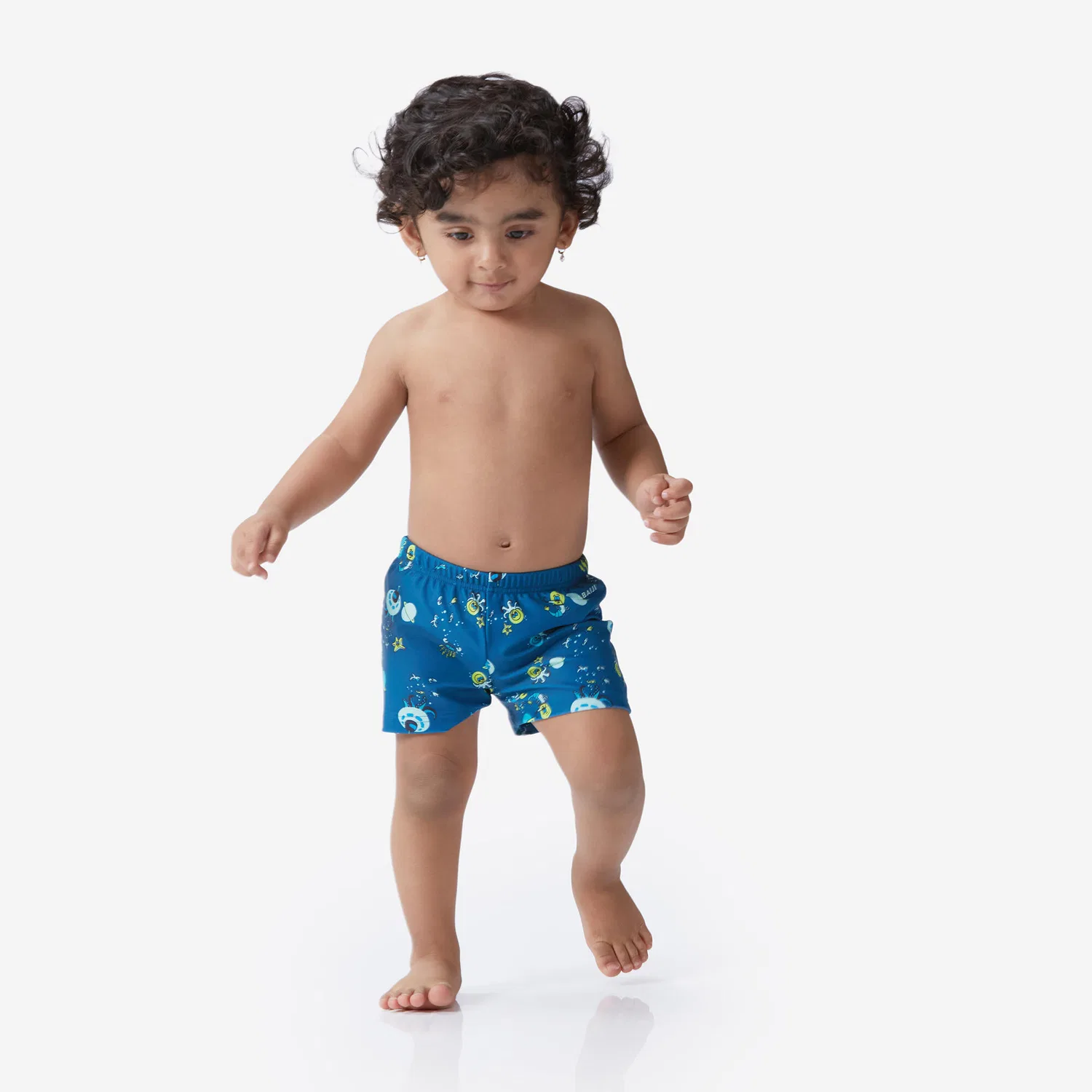 Детские плавки-подгузник Boxer Baby, Decathlon, Berlinerblau / Blasses Minzgrun — фото 3