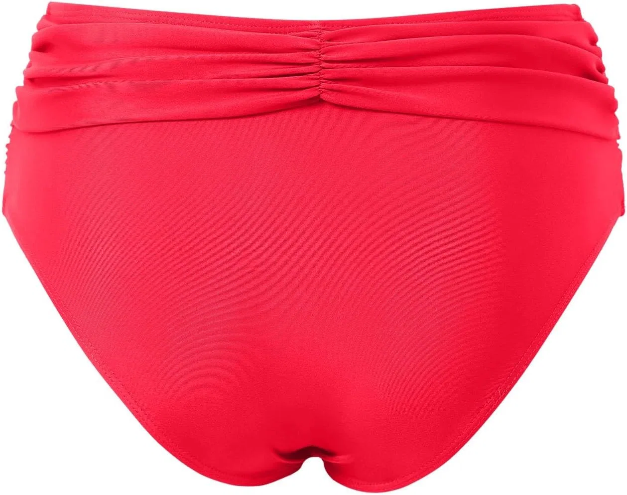 Женские бикини-шорты с защипами для живота Generic, Watermelon Red — фото 3