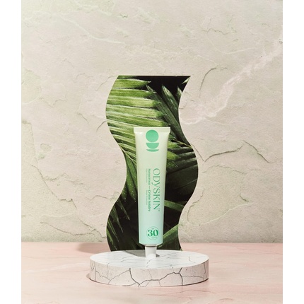 Солнцезащитный крем SPF 30 75 мл Cosmos Organic Сертифицировано как веганский продукт 99,1% натуральных ингредиентов Водостойкий Сделано во Франции Безопасные для коралловых рифов Минеральные фильтры Упаковка без отходов Odyskin — фото 3