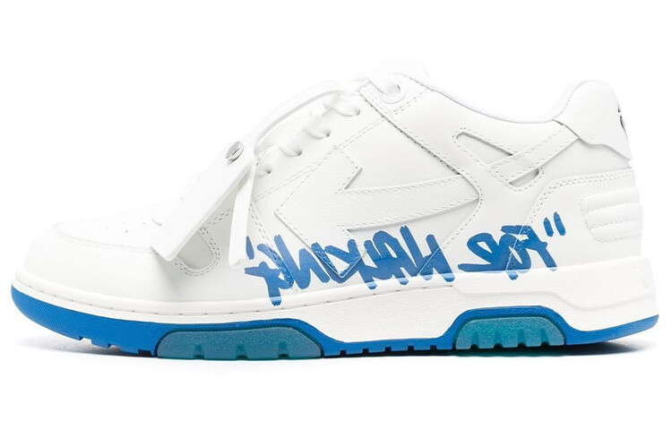 

Кроссовки мужские Off-White Out Of Office с принтом, белый / синий