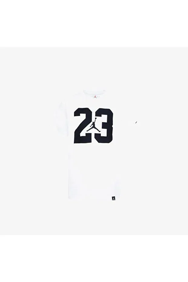 Детская футболка для девочек с принтом Jordan JDB Seasonal Core Tee 4, Nike, White