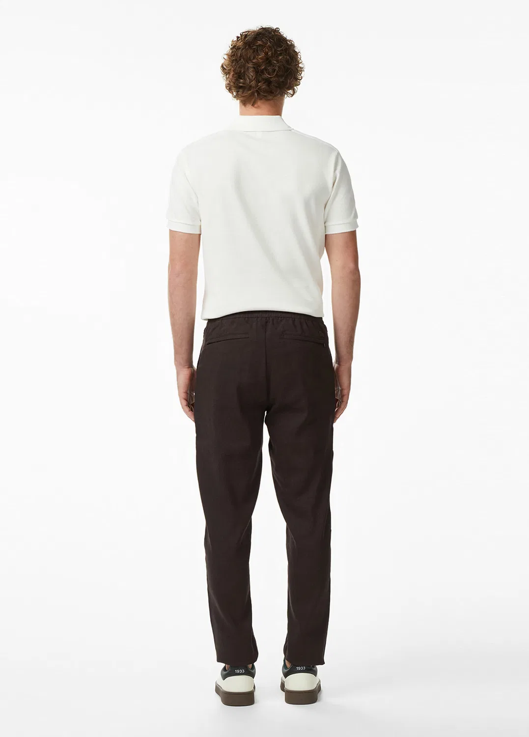 Брюки Tapered Fit Lacoste, brown — фото 3