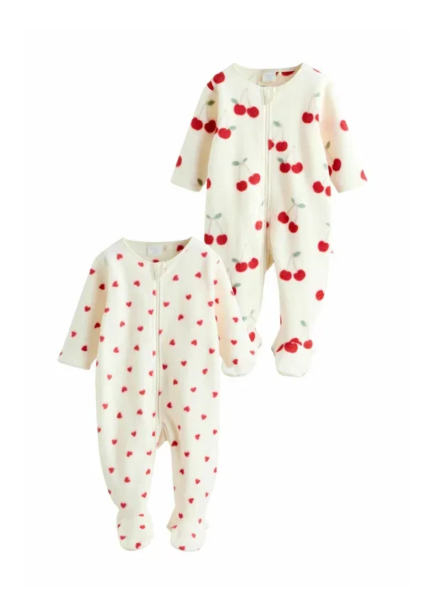 Пижама Food, Regular fit - 2 pack - sleep suit Next, red, красный