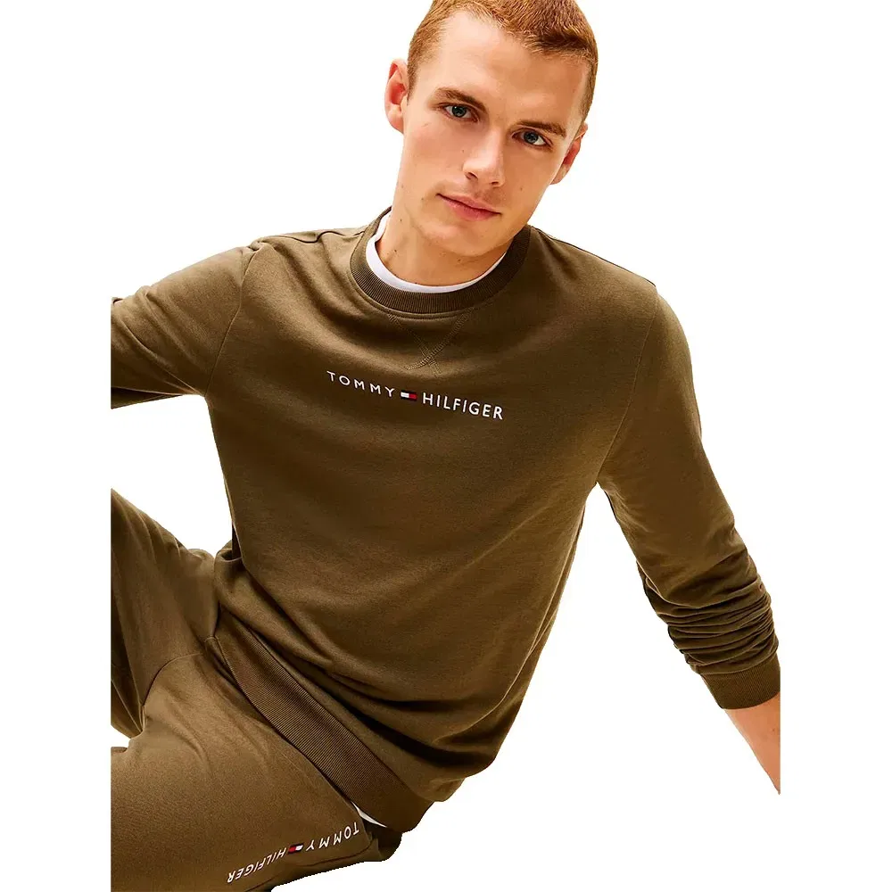 Свитшот Tommy Hilfiger, коричневый — фото 4