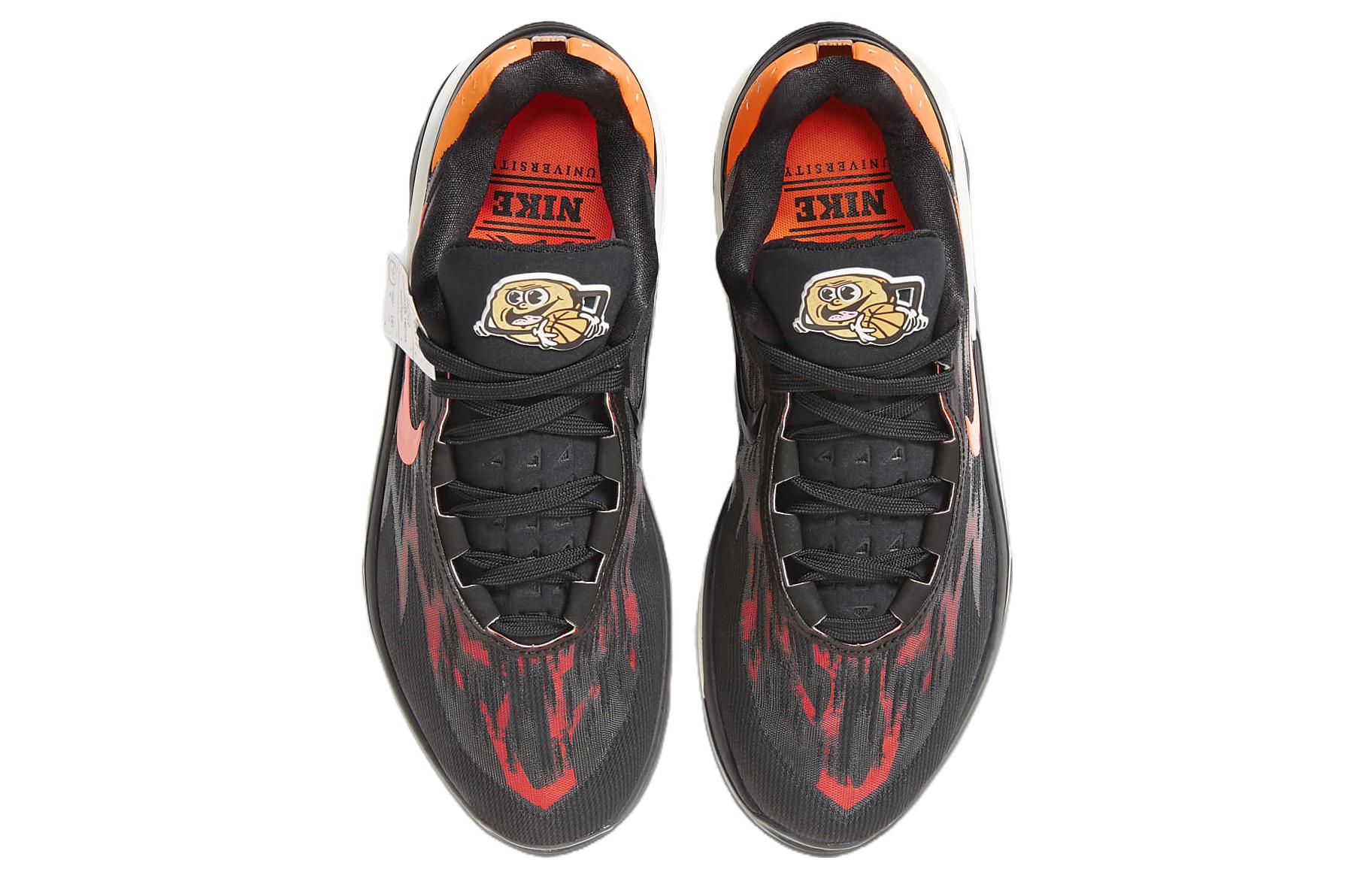 Кроссовки Nike Air Zoom GT Cut 2, черный/оранжевый — фото 4