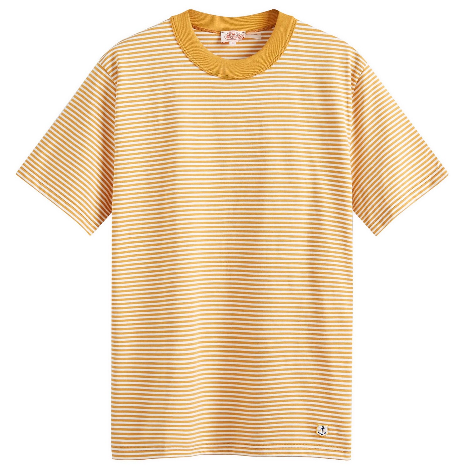 

Футболка Armor-lux Fine Stripe, темно-желтый/белый
