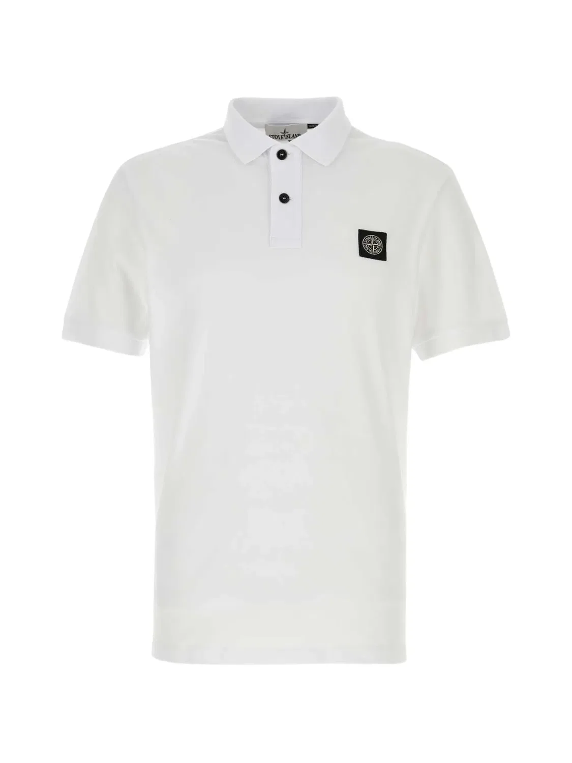 Рубашка-поло с короткими рукавами бежевая Stone Island, нейтральные