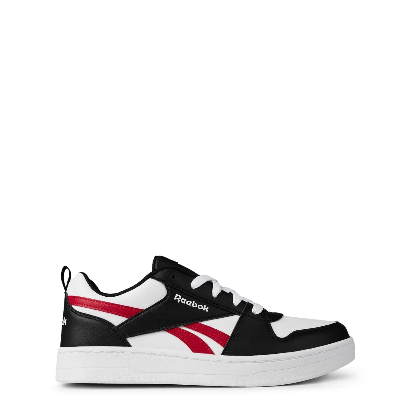 Кроссовки детские Reebok Royal Prime 2.0 для мальчиков, с закрытым носком, шнуровка, черный/белый/зеленый — фото 2
