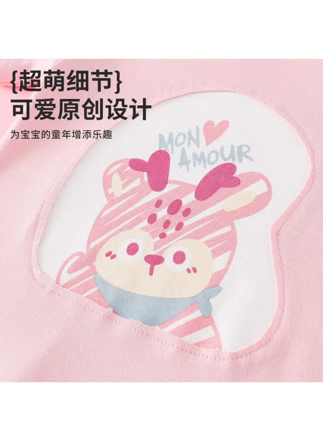 Футболка детская с коротким рукавом для мальчиков Doxiluka, розовый — фото 4