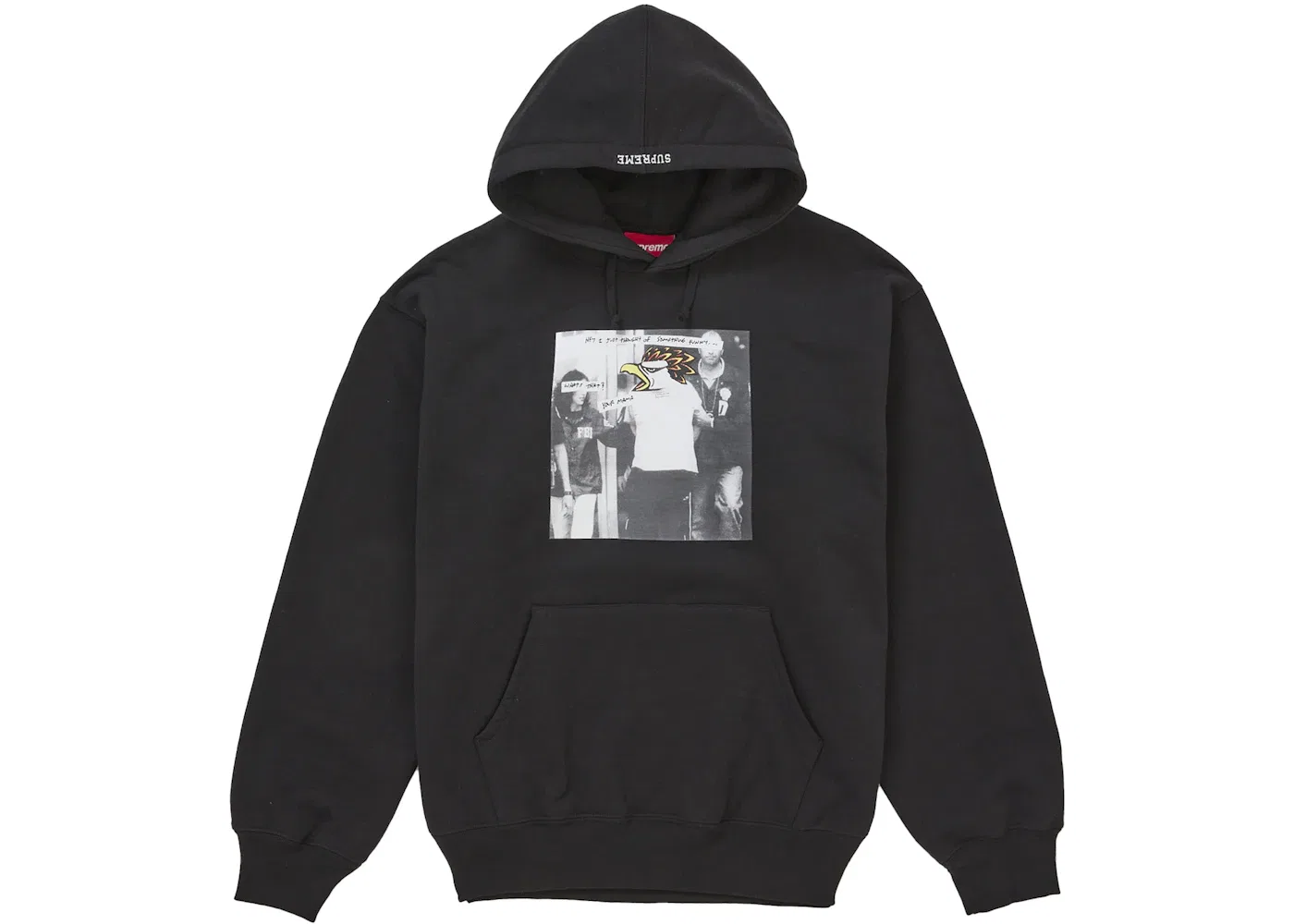 Мужской худи с принтом ANTIHERO Supreme, Black