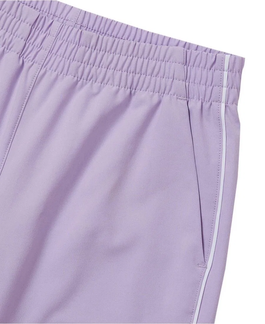 Спортивные брюки прямого кроя с декоративной окантовкой Girls Plus Straight Leg Track Pants Lands' End, Lilac Breeze — фото 3