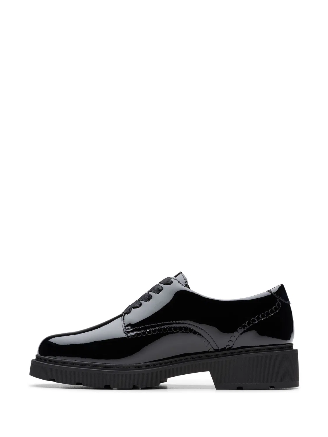 Туфли-оксфорды Eris Pure Clarks, черный лакированный — фото 2