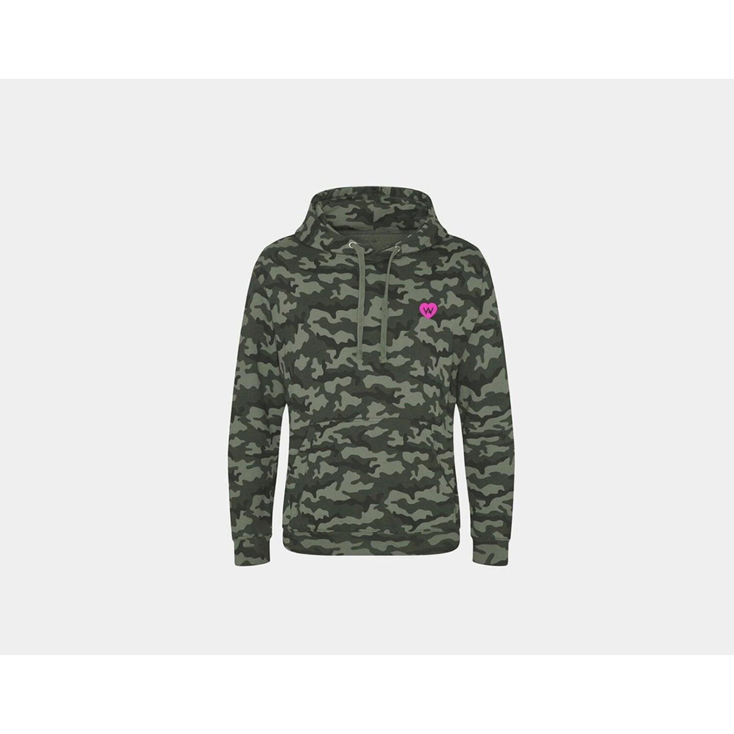 

Детская толстовка с капюшоном Camo Green TENNIS ACADEMY, зеленый/розовый