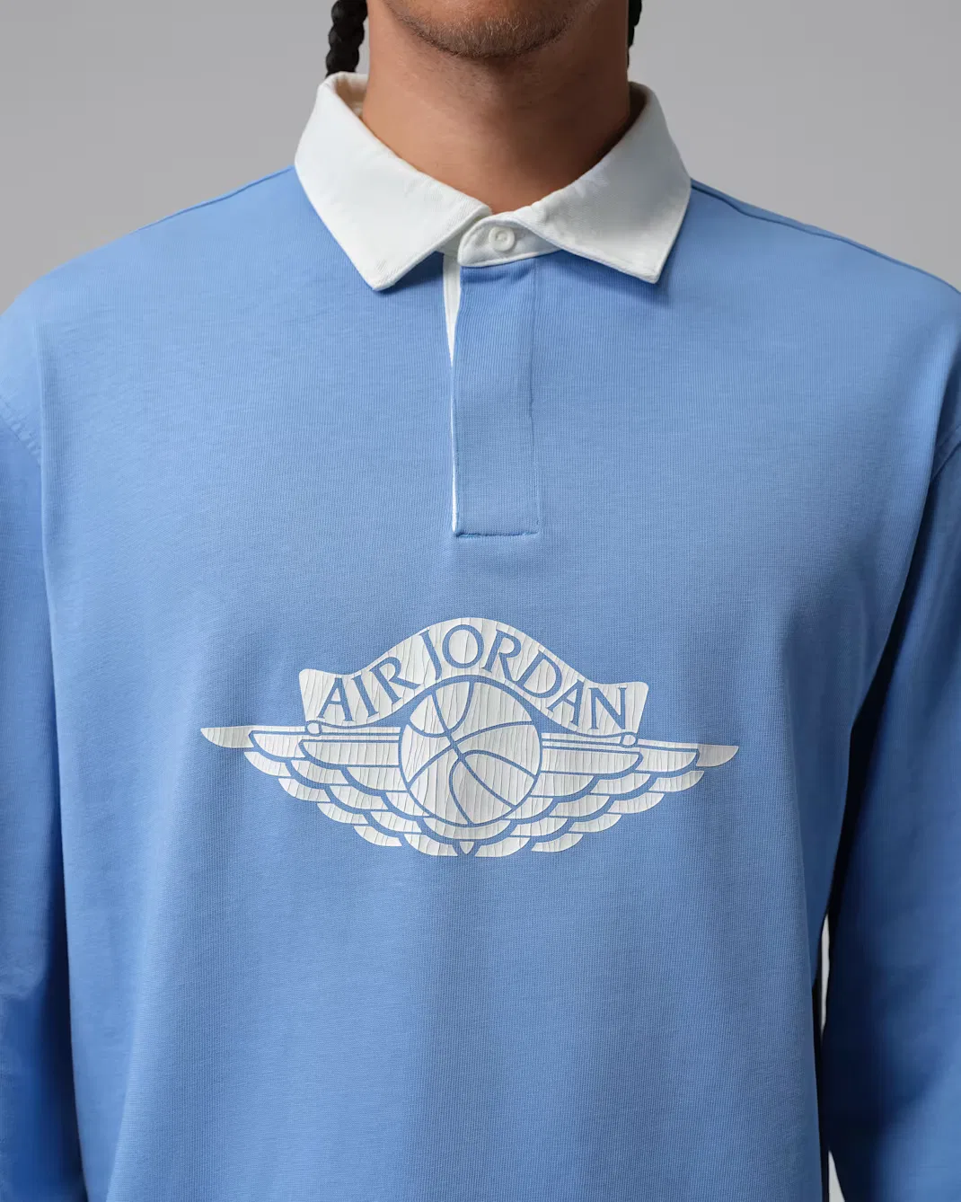 Мужская футболка для регби Jordan Flight Essentials, Blue Beyond/Sail — фото 4