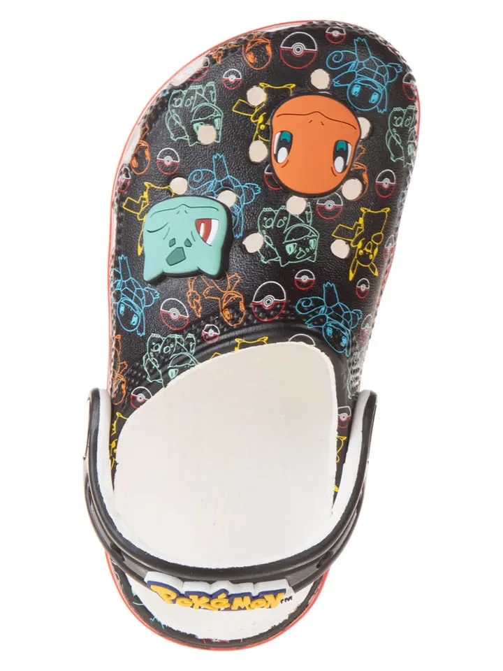 Кроксы с принтом Pokemon Print Classic Crocs, черный — фото 4