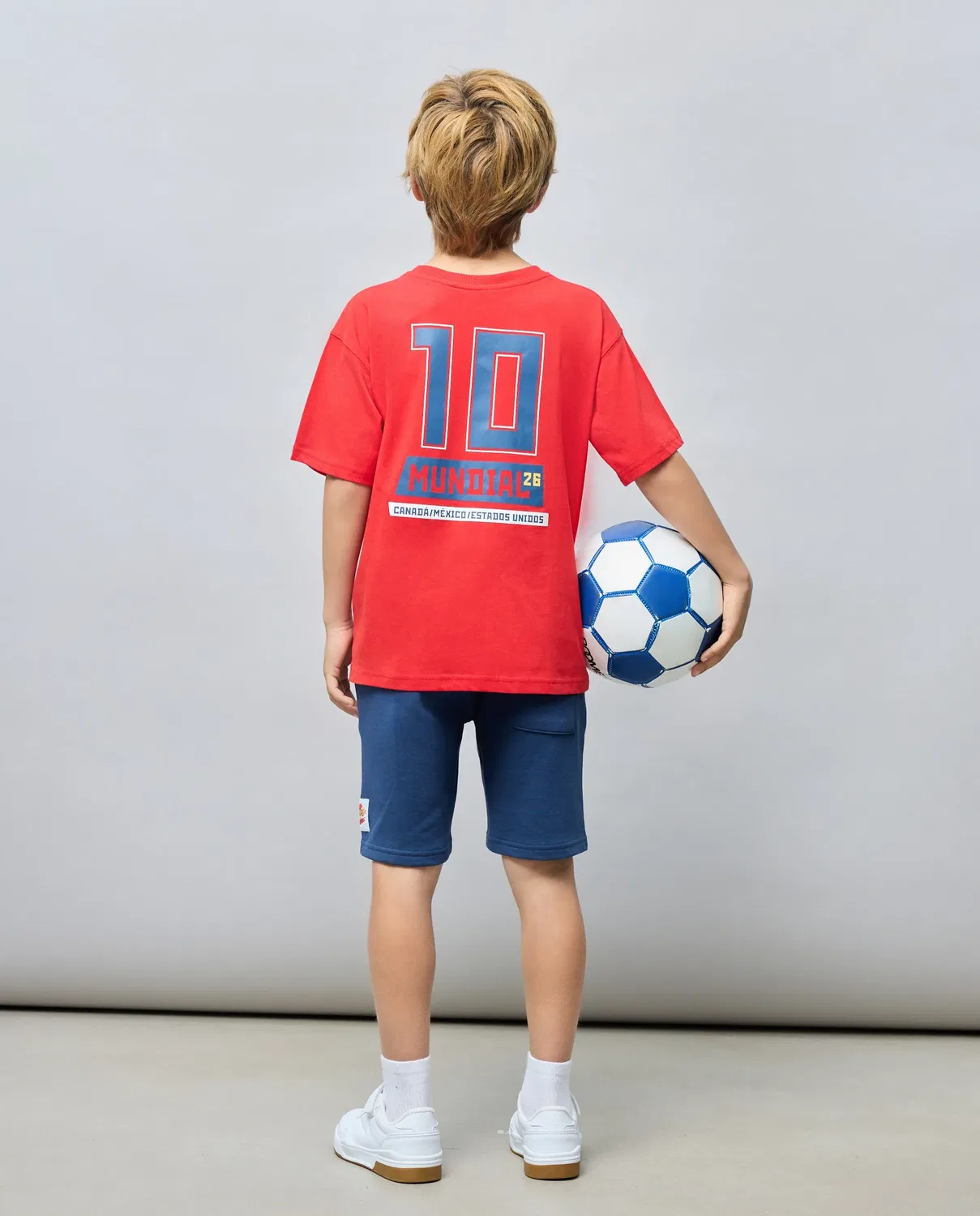 Детские шорты для мальчиков из футера Kids El Corte Inglés, Azul Marino — фото 3