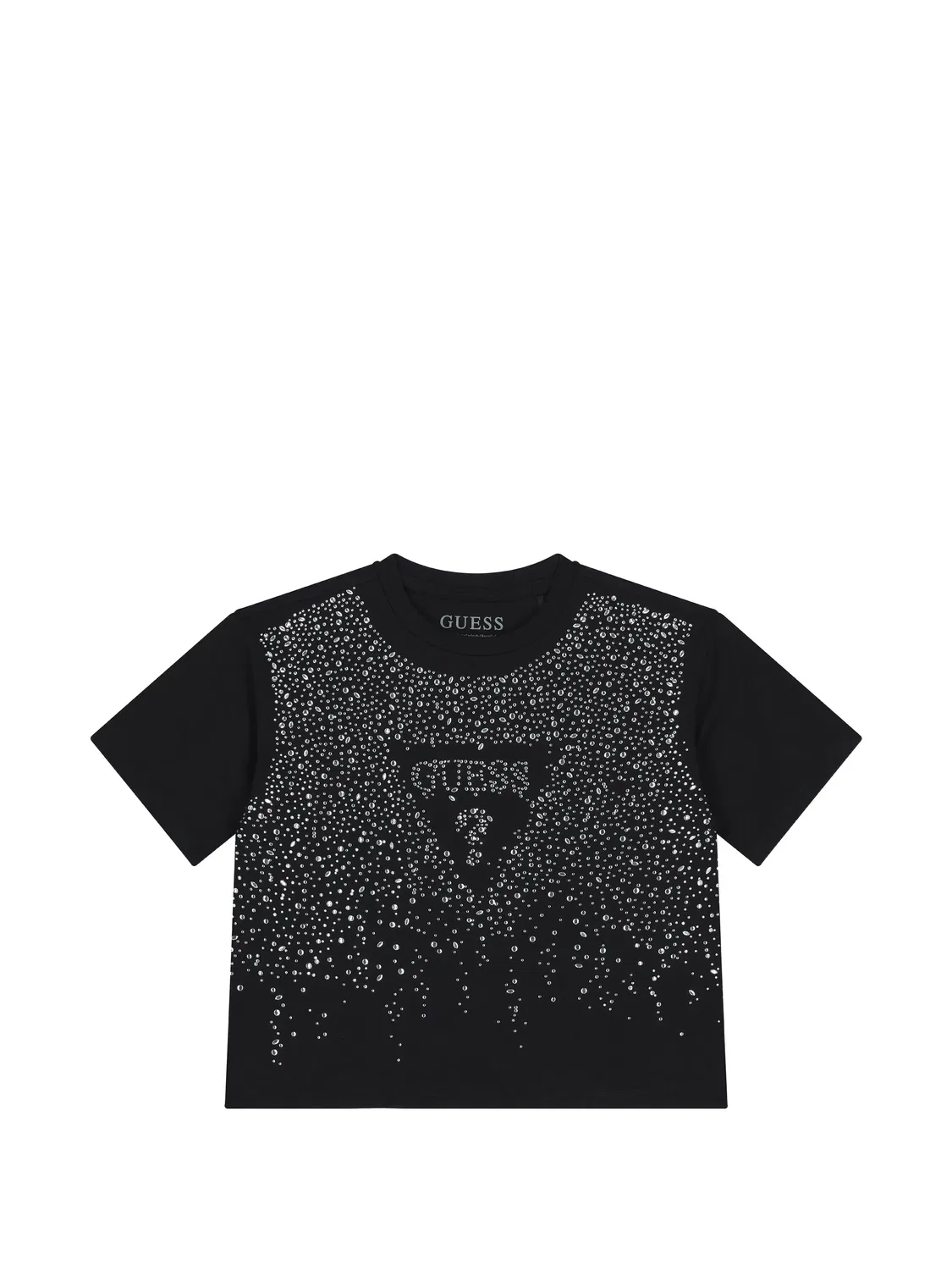 Футболка с украшениями GUESS, черный