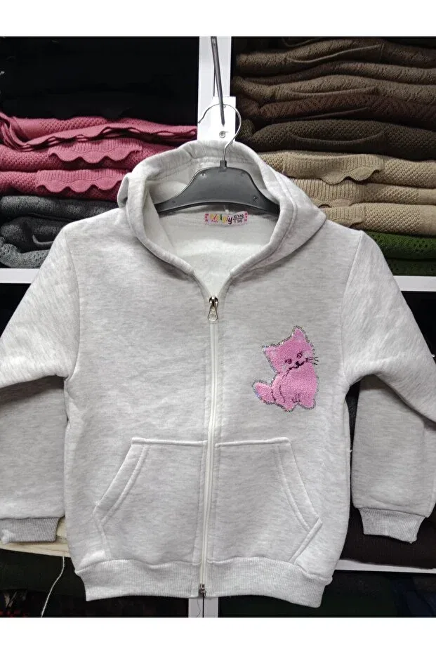 Детский кардиган с капюшоном Butik, Gray