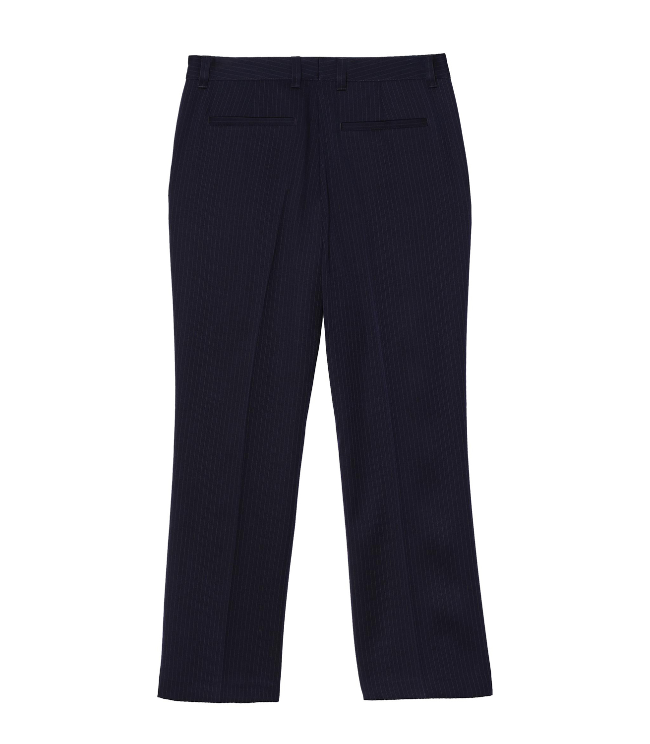 Брюки Zara Benito Antonio Collection Pinstriped Flare Fit Suit, темно-синий — фото 4