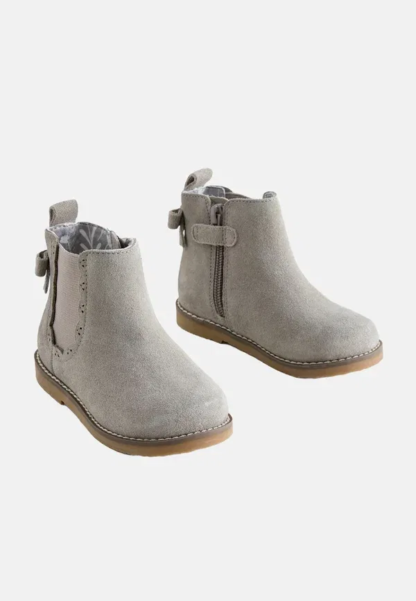 Ботинки кожаные Baby shoes Next, серый — фото 2