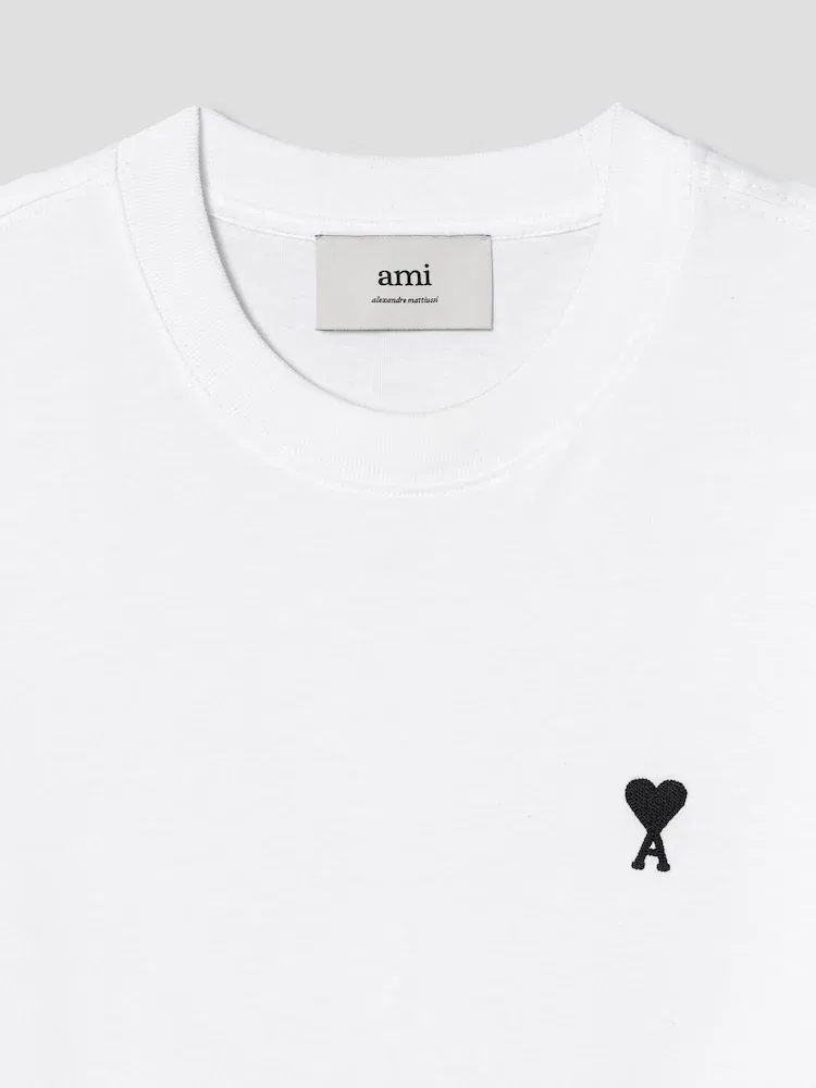 Футболка с принтом ADC AMI PARIS, White — фото 3