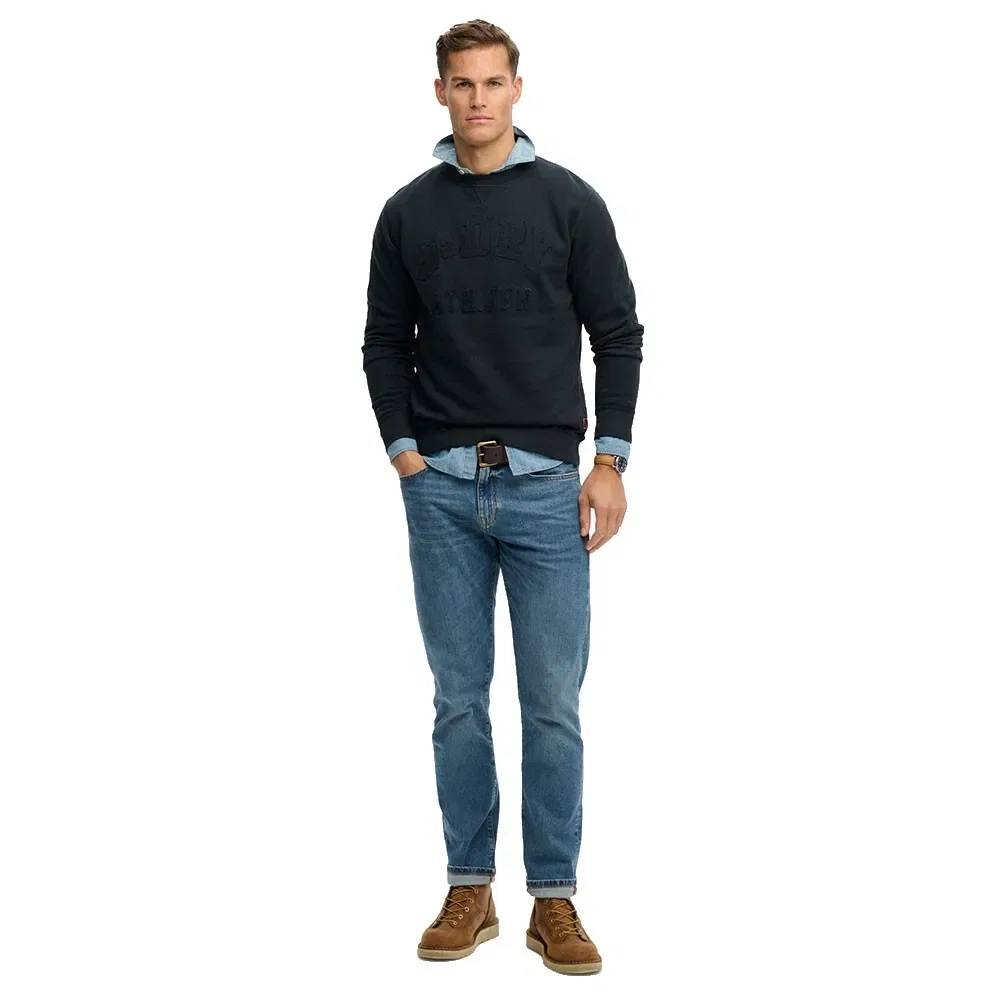 Свитшот Vintage Athletic Tonal Superdry, синий — фото 4