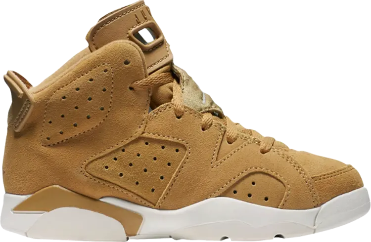 

Кроссовки Air Jordan 6 Retro PS Wheat, загар