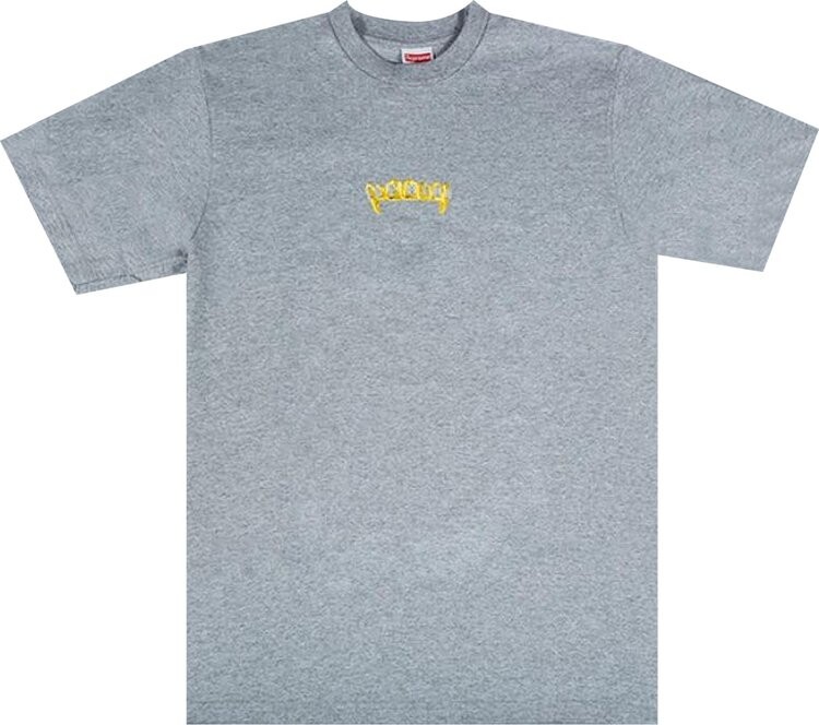 

Футболка Supreme Fronts Tee 'Heather Grey', серый