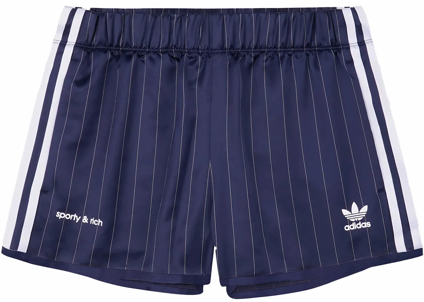 Женские шорты с принтом Adidas x Sporty & Rich Track Short Adidas, Navy/White