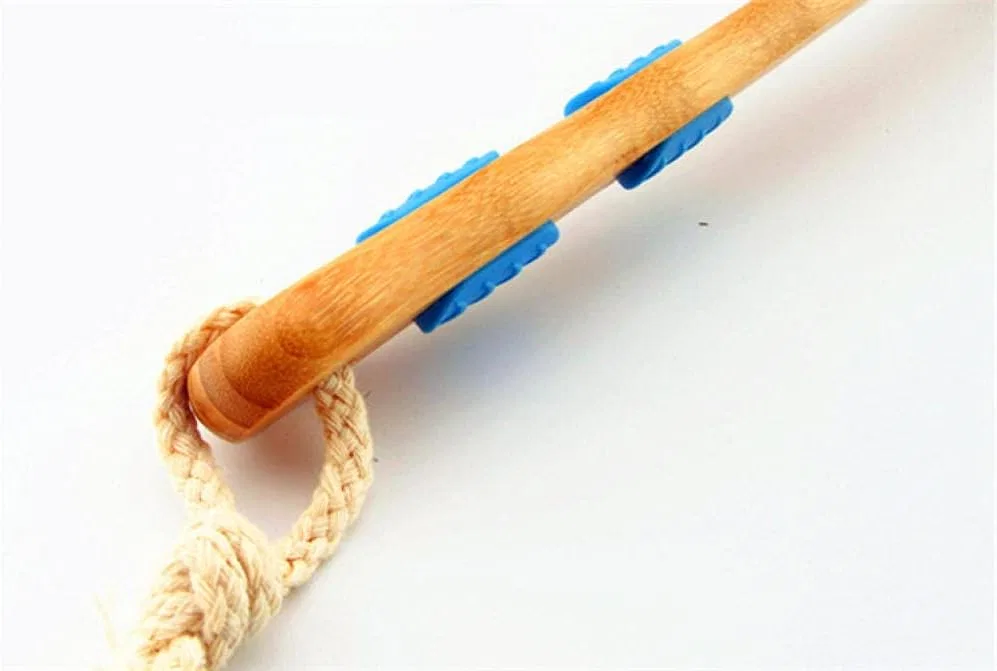 Щетка для тела с длинной ручкой, YUNHOME, 40 см, 40 Cm Polypropylene Silk Offset — фото 2