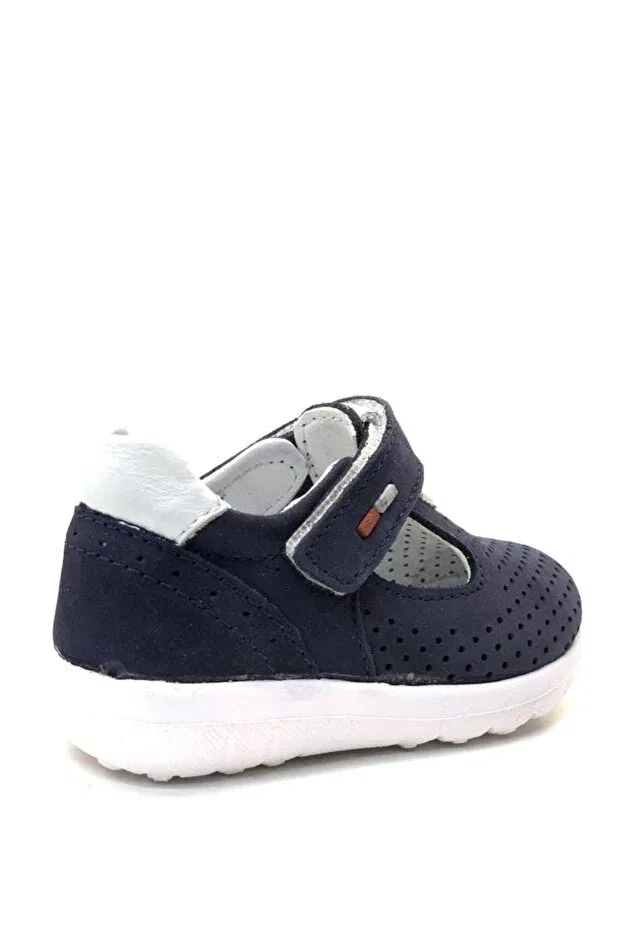 Детская ортопедическая обувь для мальчиков из замши Tuğba Ortopedi, Navy Blue Nubuck — фото 4