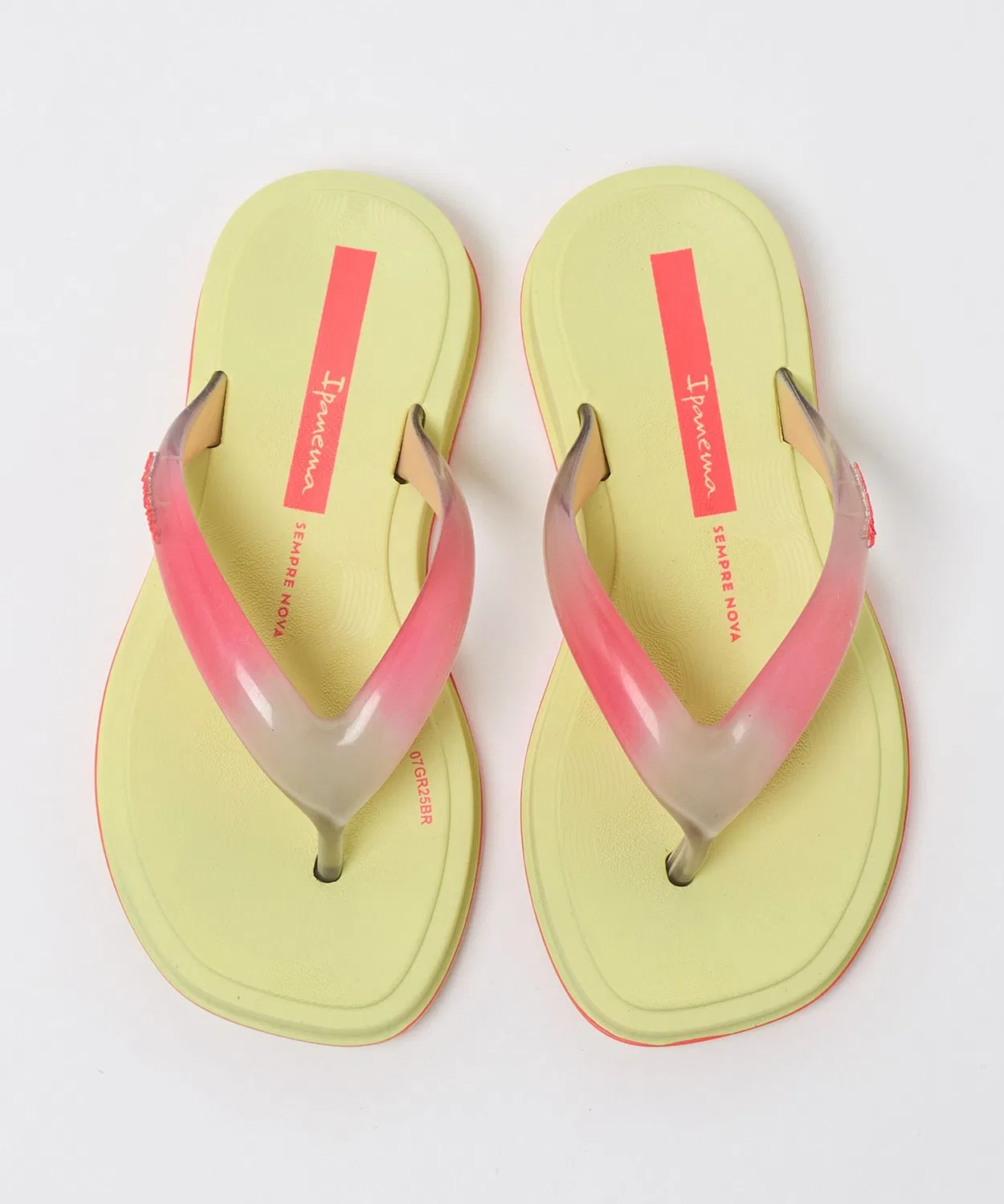 Детские сандалии-вьетнамки с градиентом GLOW TRENDY IPANEMA, Yellow
