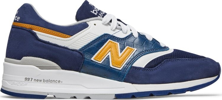 

Кроссовки New Balance 997 Made in USA 'Navy Mustard', синий